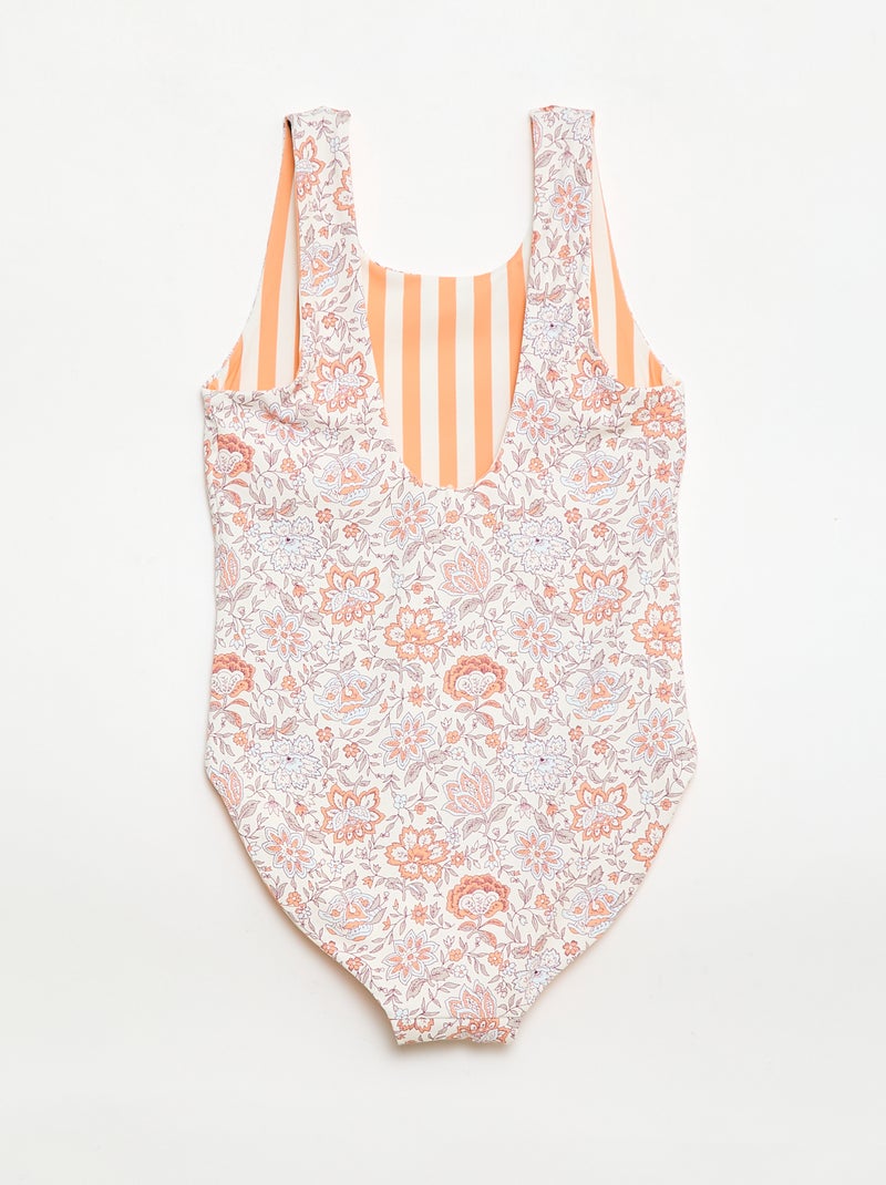 Bañador reversible Blanco - Kiabi