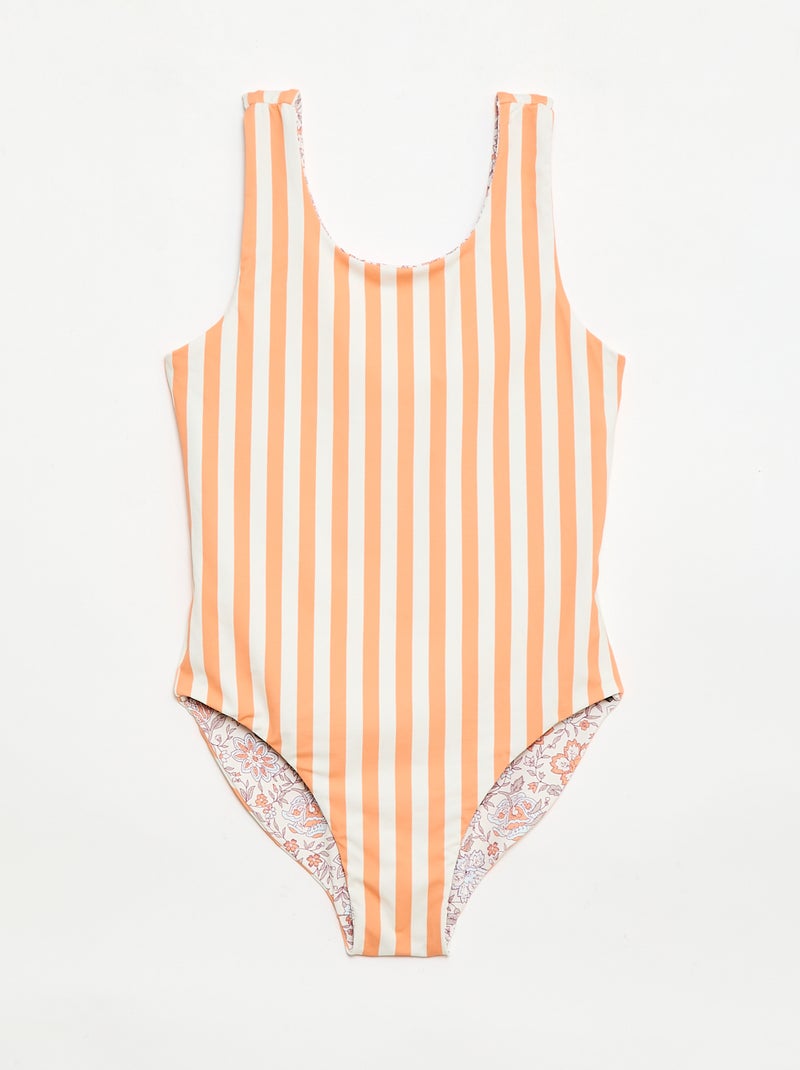Bañador reversible Blanco - Kiabi