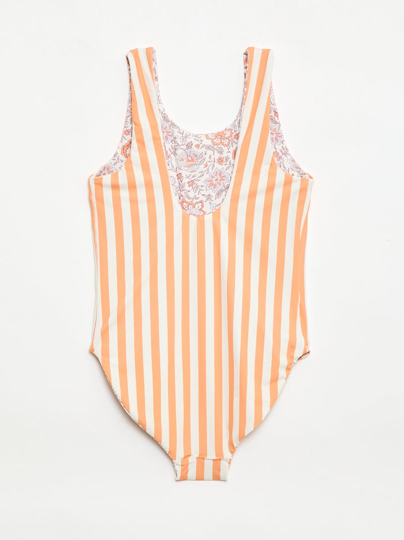 Bañador reversible Blanco - Kiabi