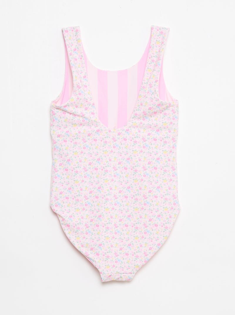 Bañador reversible Rosa - Kiabi