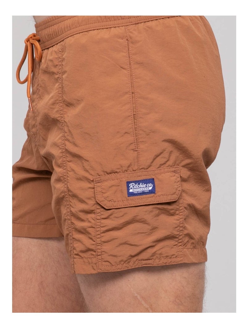 Bañador short cargo GADOT Marrón - Kiabi