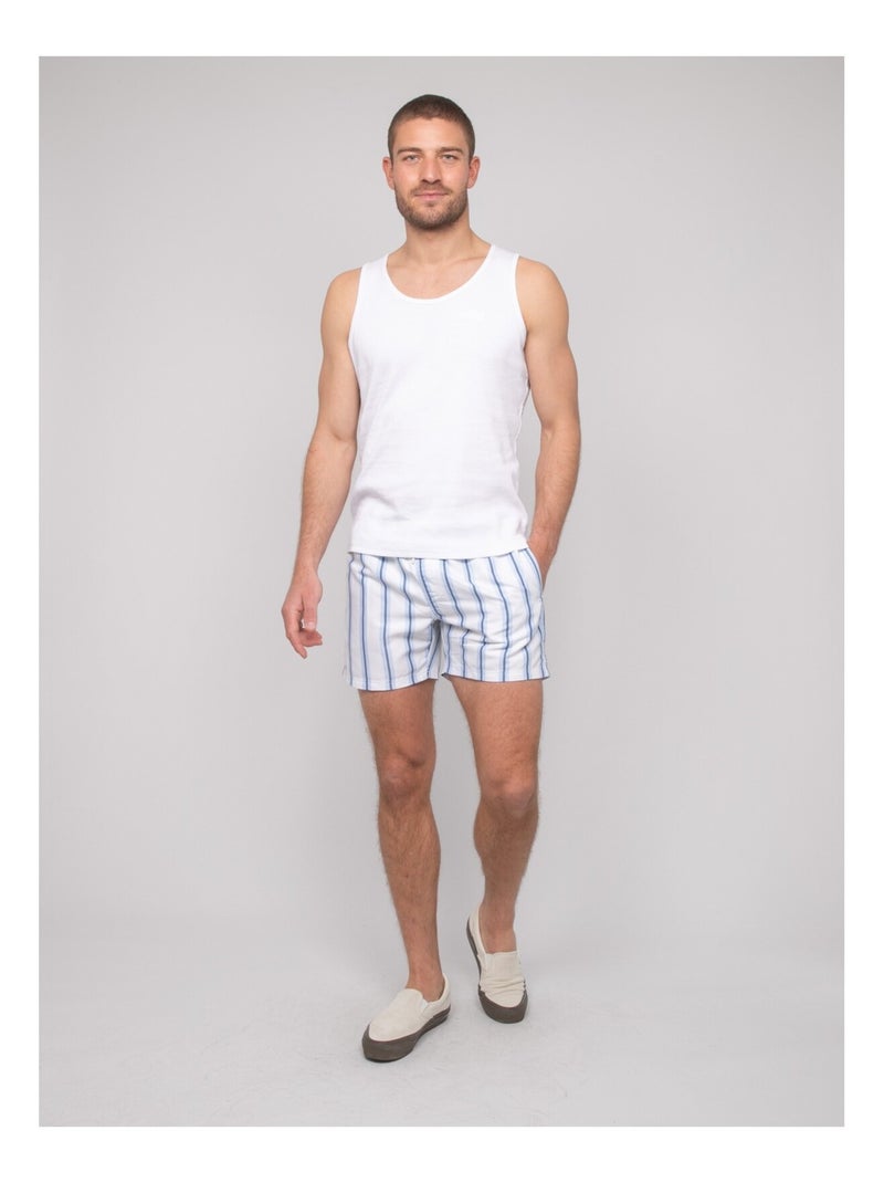 Bañador short de rayas GABBIANO Azul marino - Kiabi