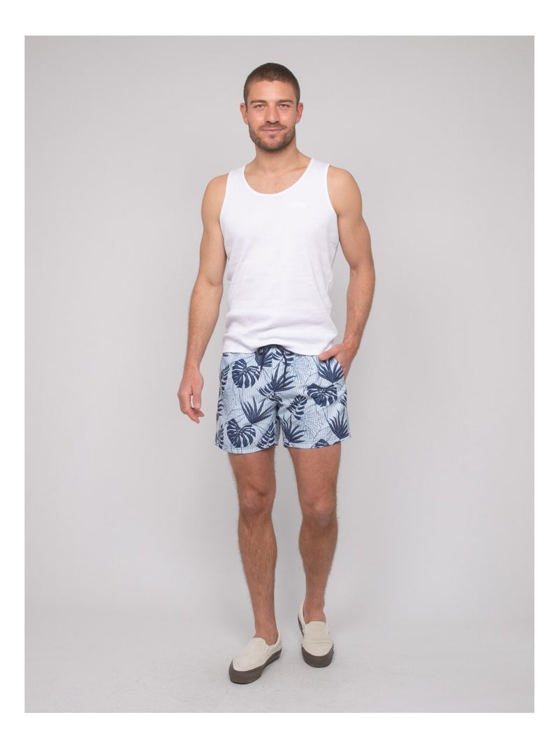 Bañador short estampado GAJA Azul - Kiabi
