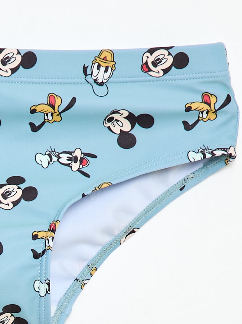 Bañador slip 'Disney' 'Mickey' estampado integral Azul - Kiabi