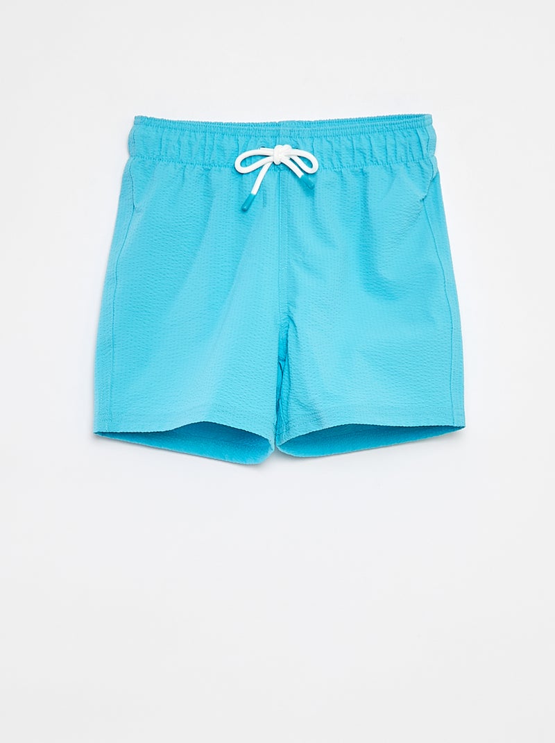 Bañador tipo bermudas con cordones ajustables AZUL - Kiabi