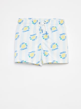 Bañador tipo bermudas estampado