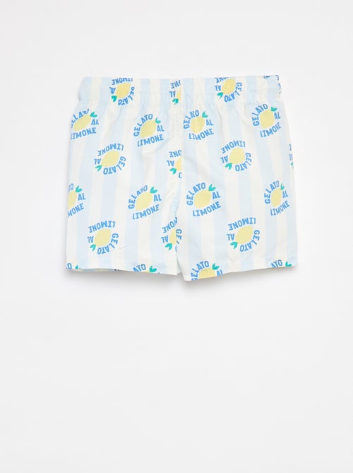 Bañador tipo bermudas estampado - Kiabi