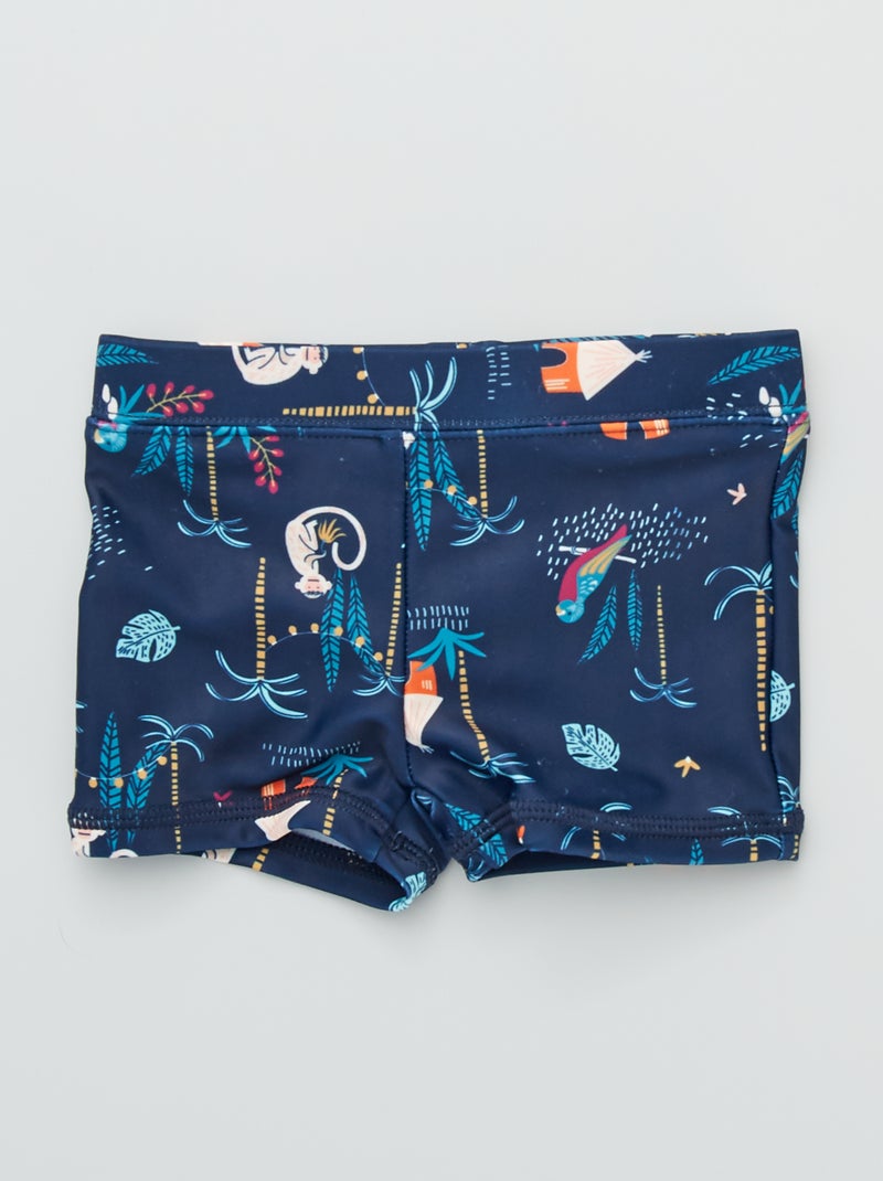 Bañador tipo boxer AZUL - Kiabi