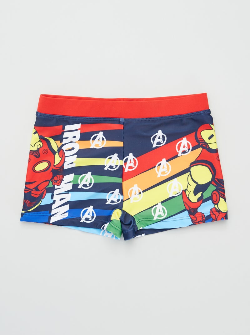 Bañador tipo boxer 'Los Vengadores' rojo - Kiabi