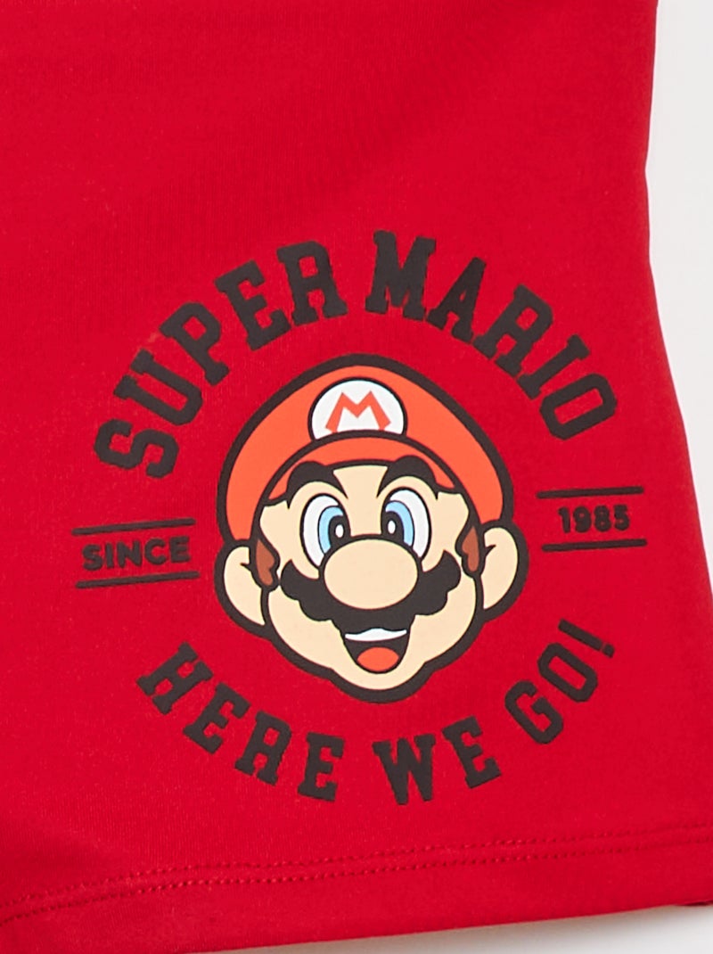 Bañador tipo boxer 'Mario' ROJO - Kiabi