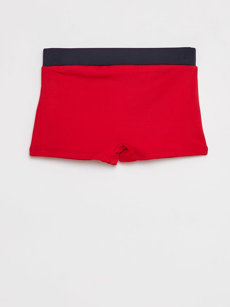 Bañador tipo boxer 'Mario' ROJO - Kiabi
