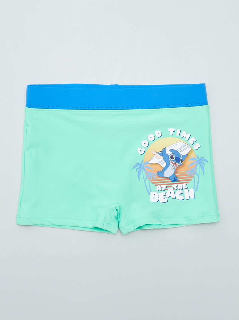 Bañador tipo boxer 'Stitch' VERDE - Kiabi