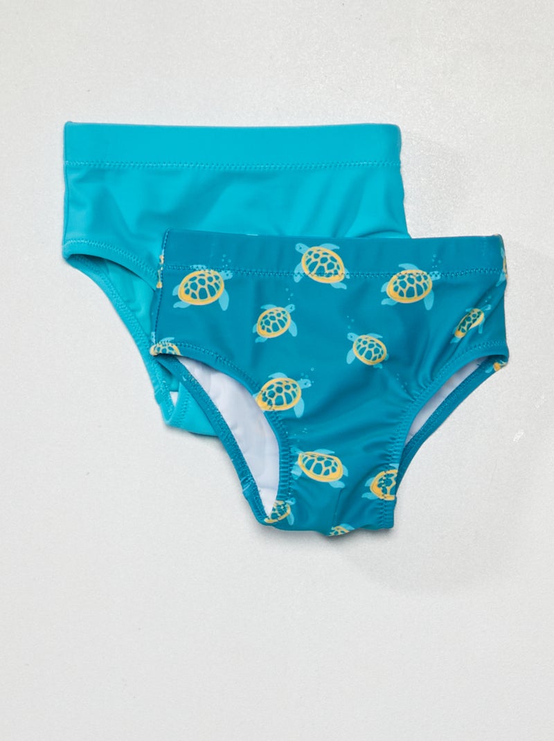 Bañador tipo slip AZUL - Kiabi