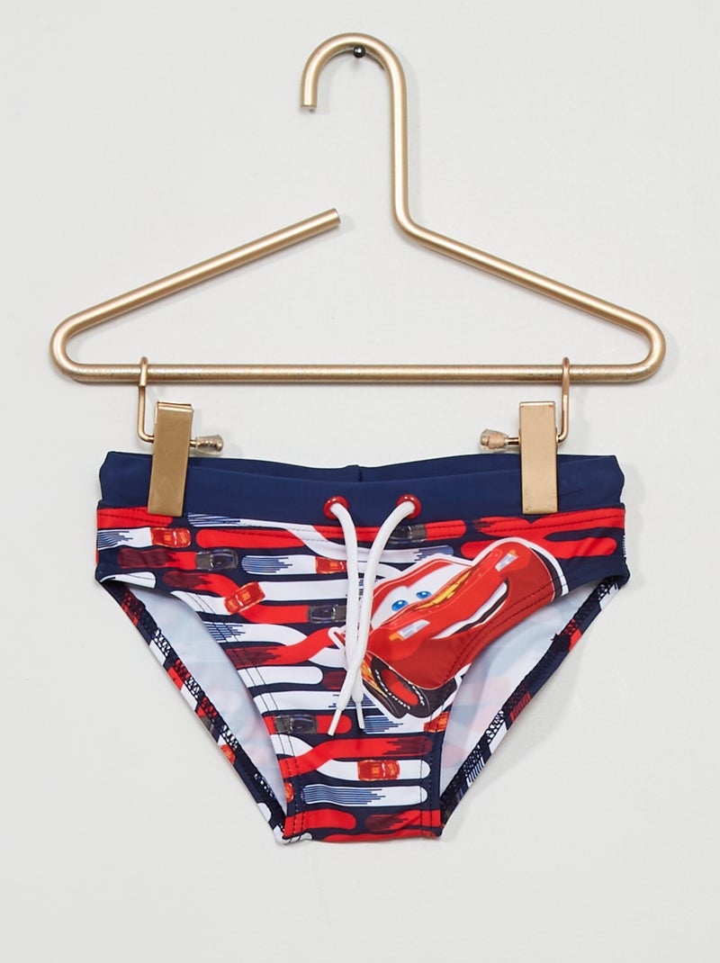 Bañador tipo slip 'Cars' rojo - Kiabi