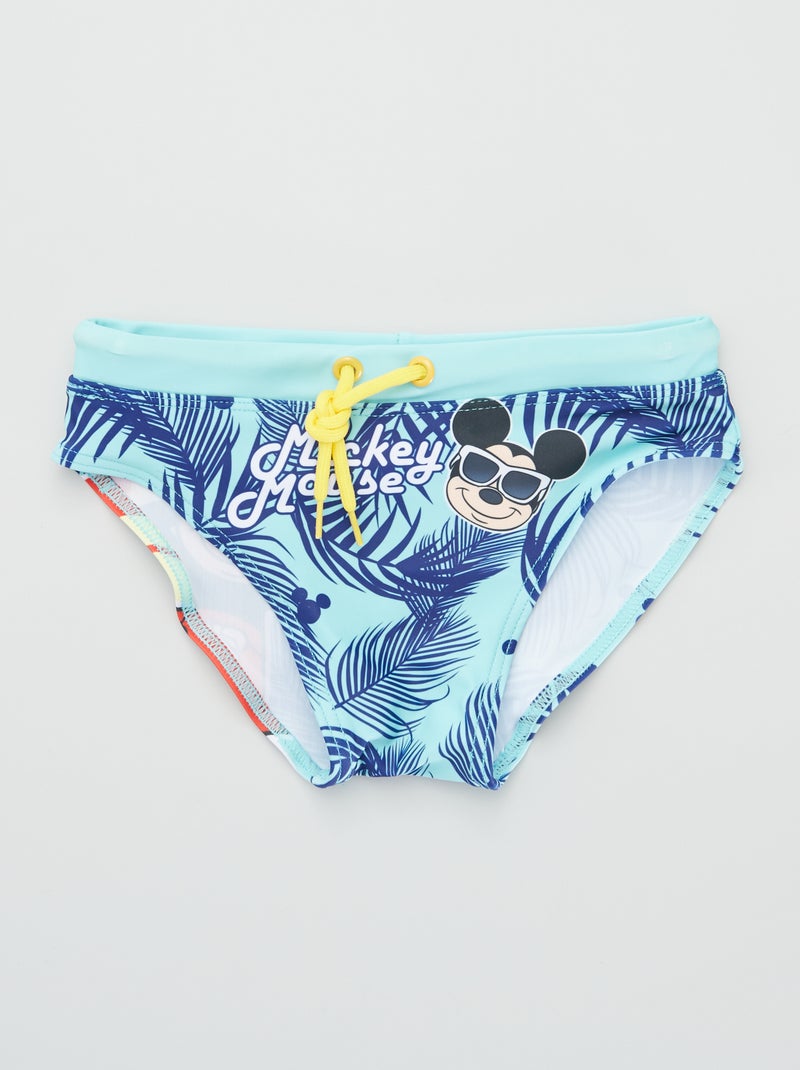 Bañador tipo slip 'Mickey' AZUL - Kiabi