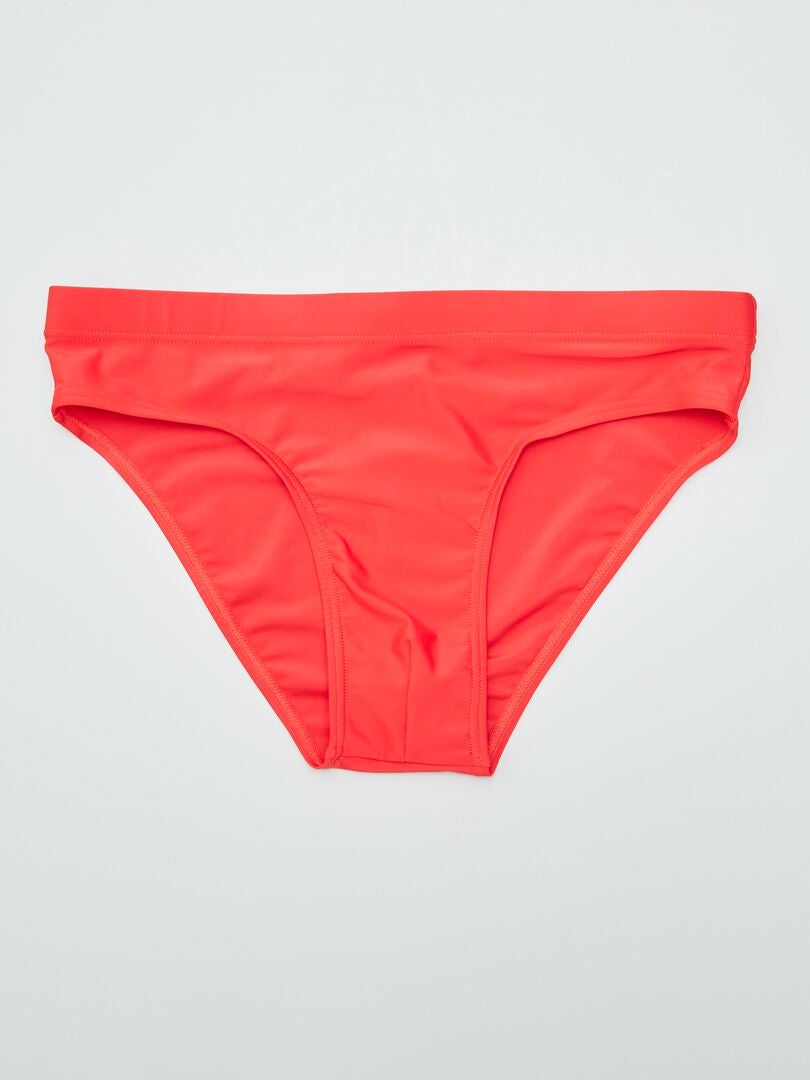 Bañador tipo slip para piscina rojo Kiabi 5.00€