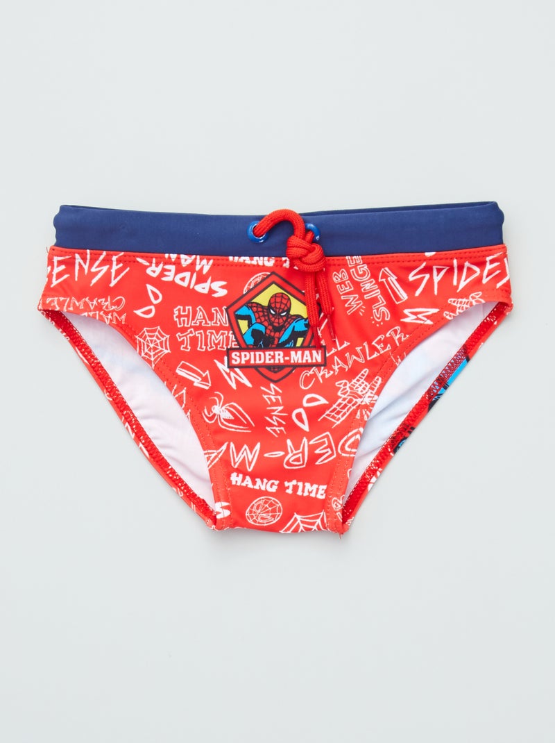 Bañador tipo slip 'Spider-Man' ROJO - Kiabi