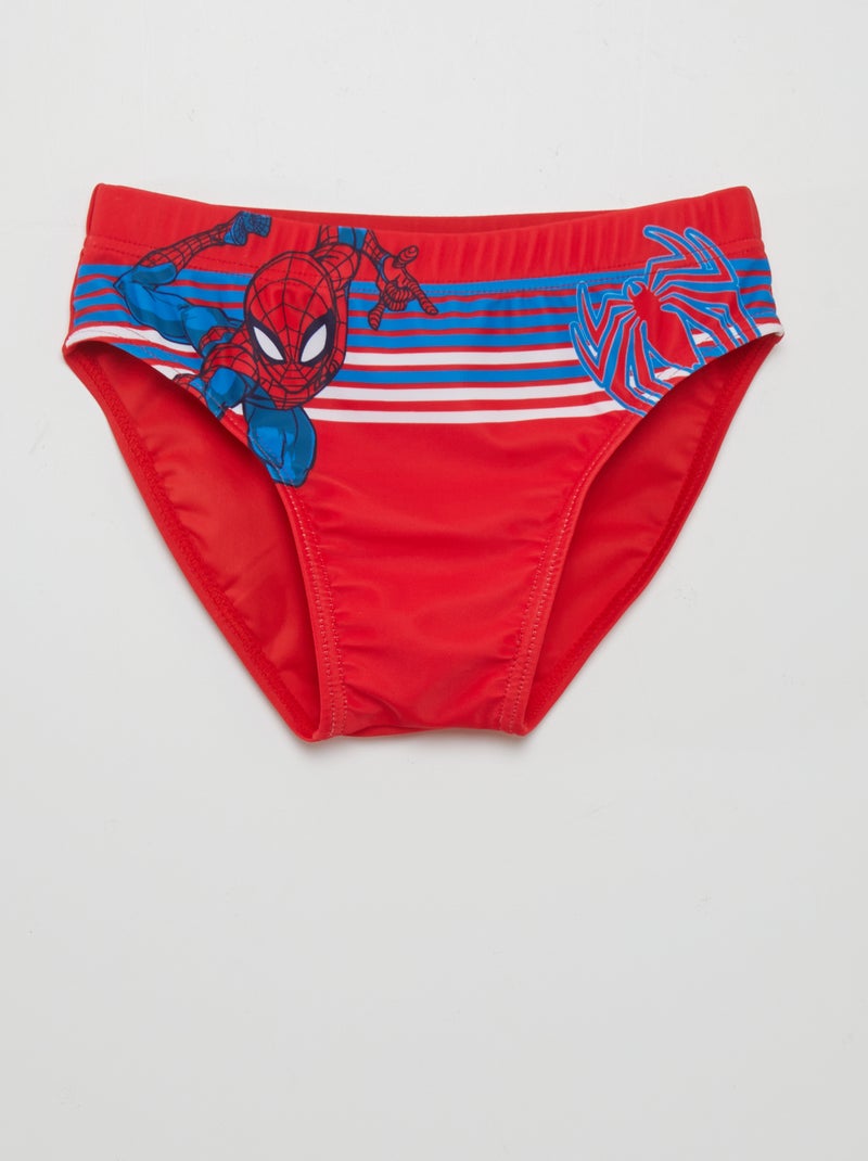 Bañador tipo slip 'Spiderman' ROJO - Kiabi