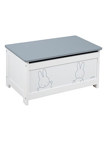 Banco baúl para juguetes en madera con tapa de cierre suave 'miffy®' - ROBA