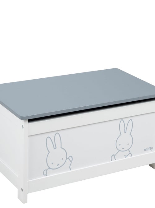 Banco baúl para juguetes en madera con tapa de cierre suave 'miffy®' - ROBA - Kiabi