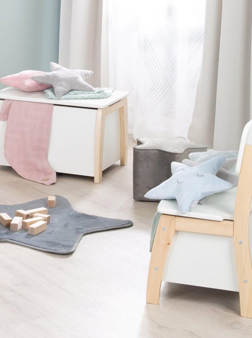Banco baúl para juguetes en madera maciza - ROBA - Kiabi