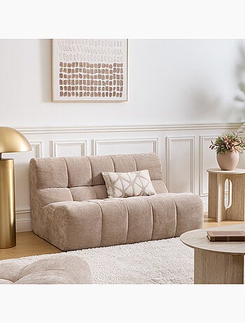 Banco de 2 plazas en chenilla