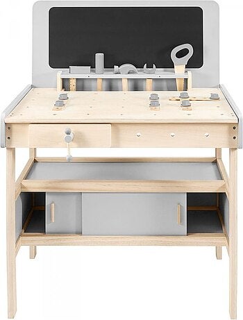 Banco de trabajo XXL madera 50 piezas con cinturón Mamabrum