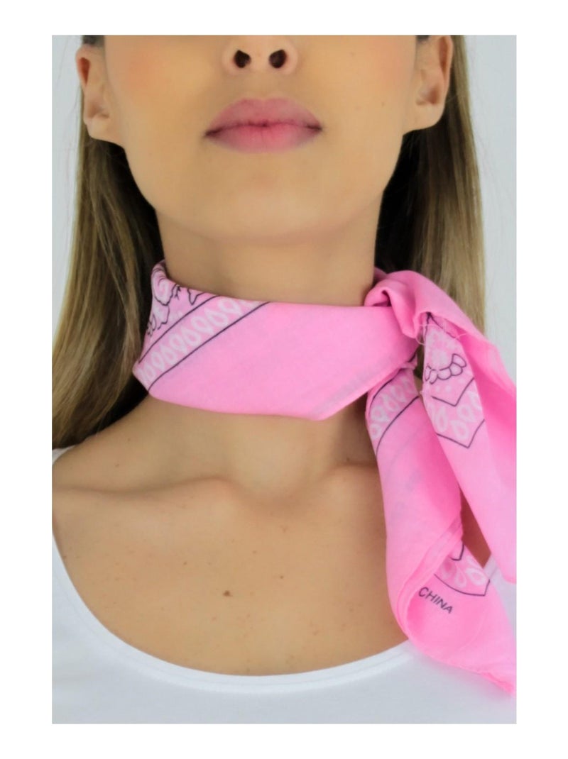 Bandana de algodón Kebello Rosa - Kiabi