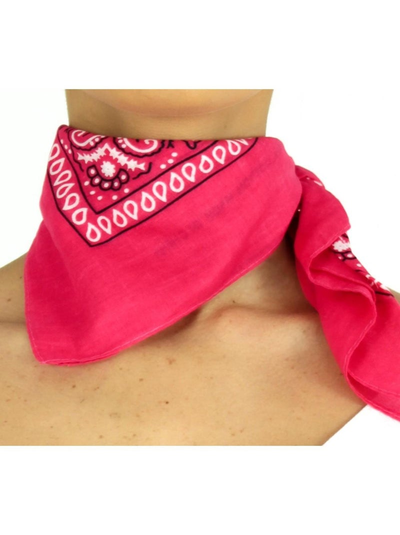 Bandana de algodón Kebello Rosa fucsia - Kiabi