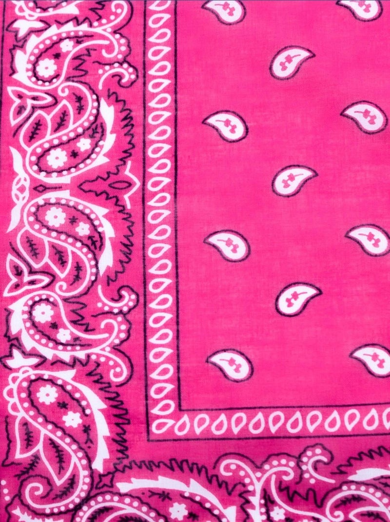 Bandana de algodón Kebello Rosa fucsia - Kiabi