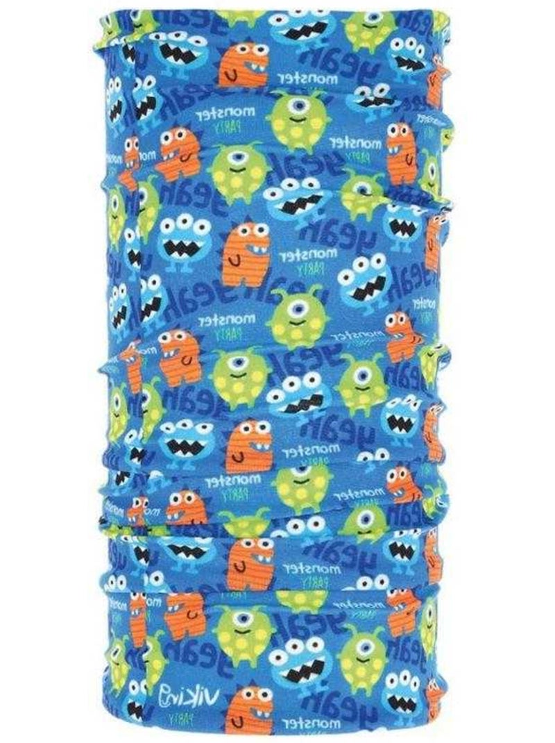 Bandana diseño monstruo para niños/niñas - viking Azul - Kiabi