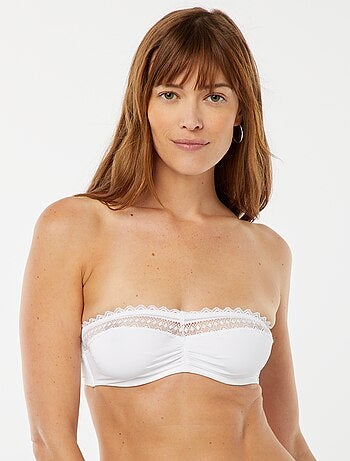 Bandeau de microfibra con encaje