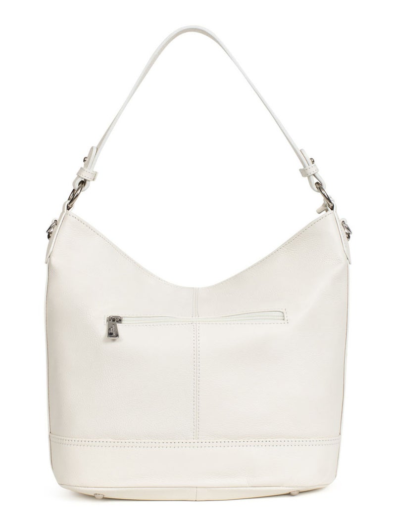 Bandolera - a4 - cuero confort hexagona Blanco - Kiabi