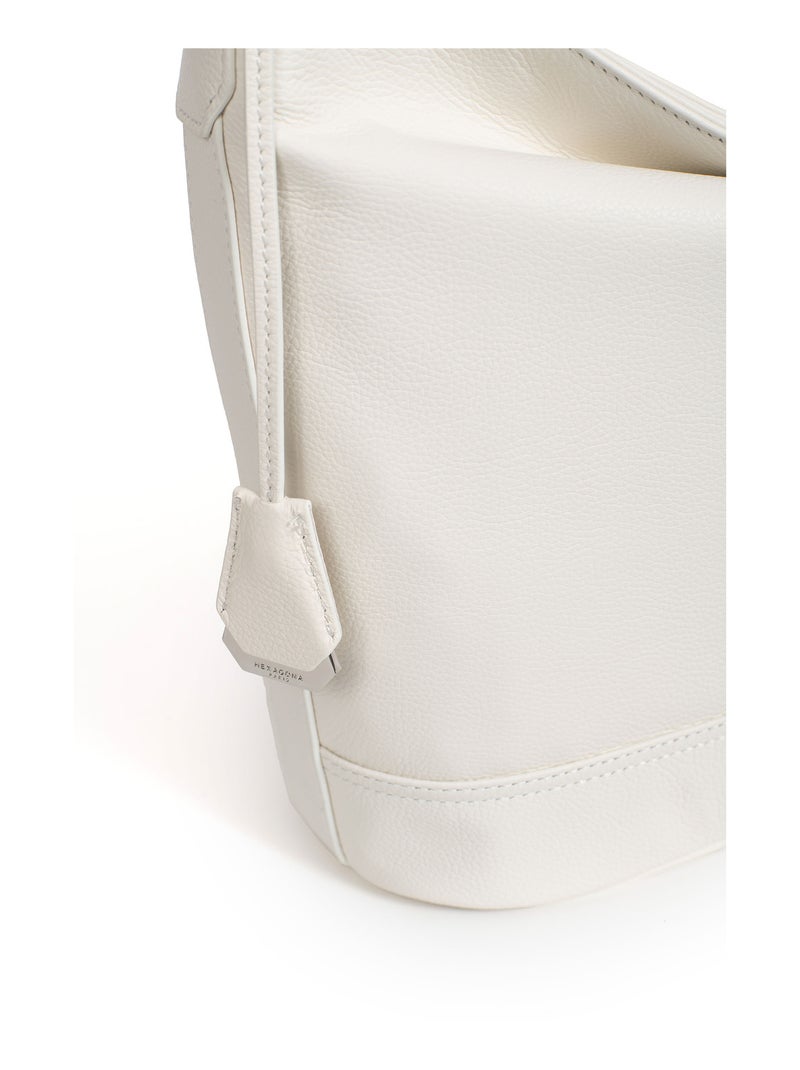 Bandolera - a4 - cuero confort hexagona Blanco - Kiabi
