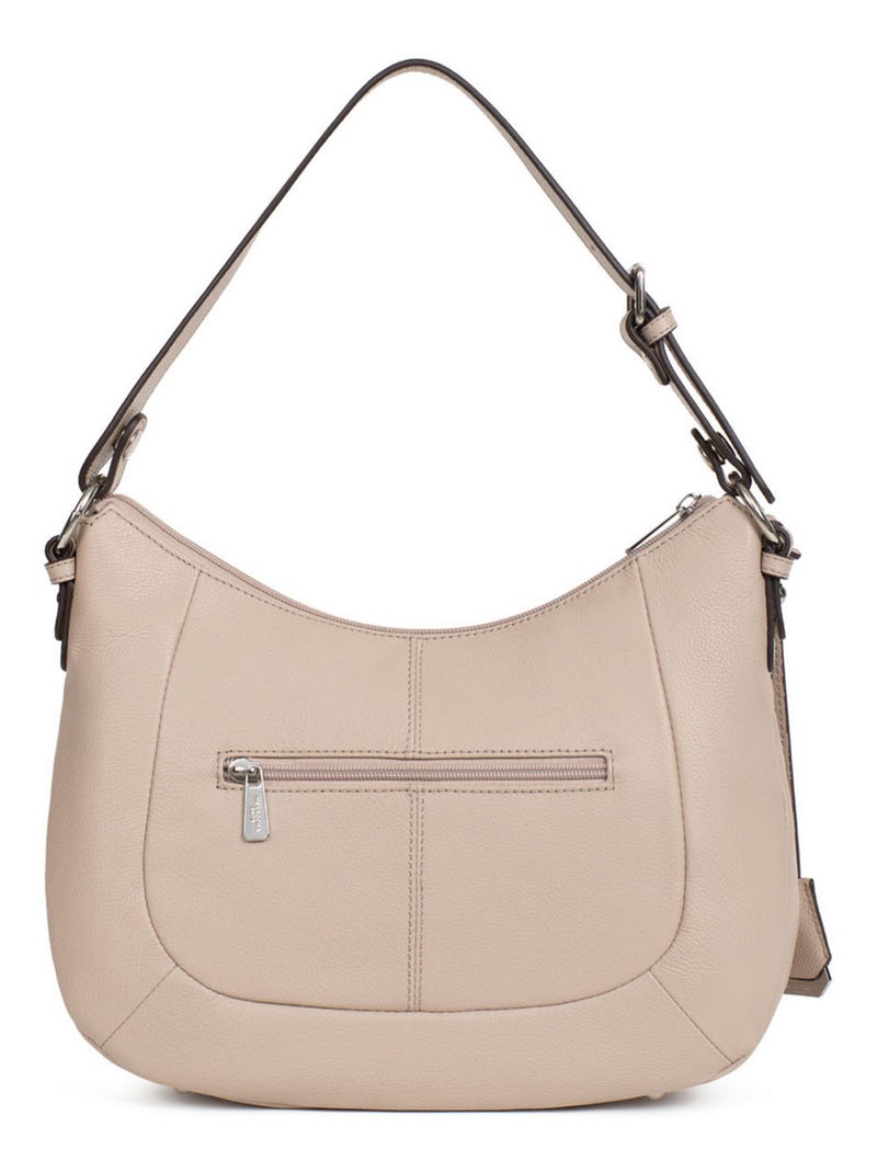 Bandolera - cuero confort hexagona Beige - Kiabi