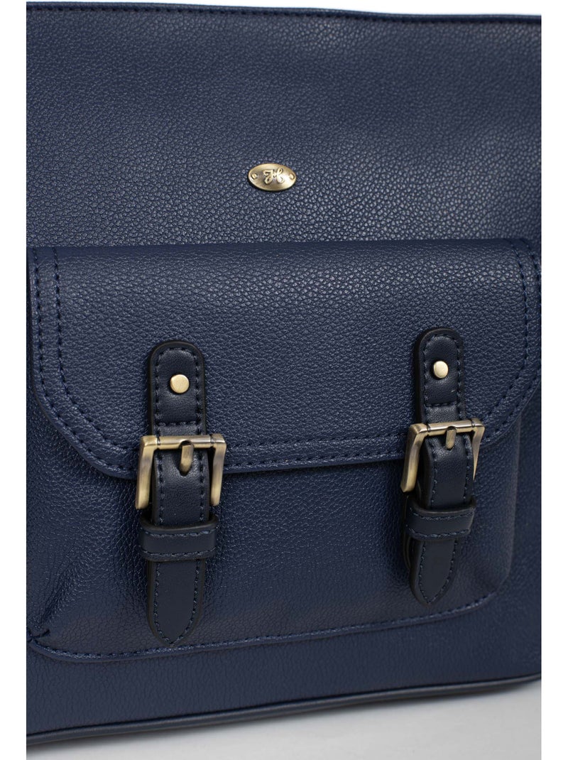 Bandolera ronda hexagona Azul marino - Kiabi