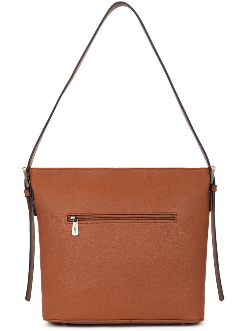 Bandolera ronda hexagona Cognac - Kiabi