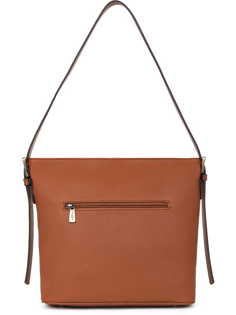 Bandolera ronda hexagona Cognac - Kiabi