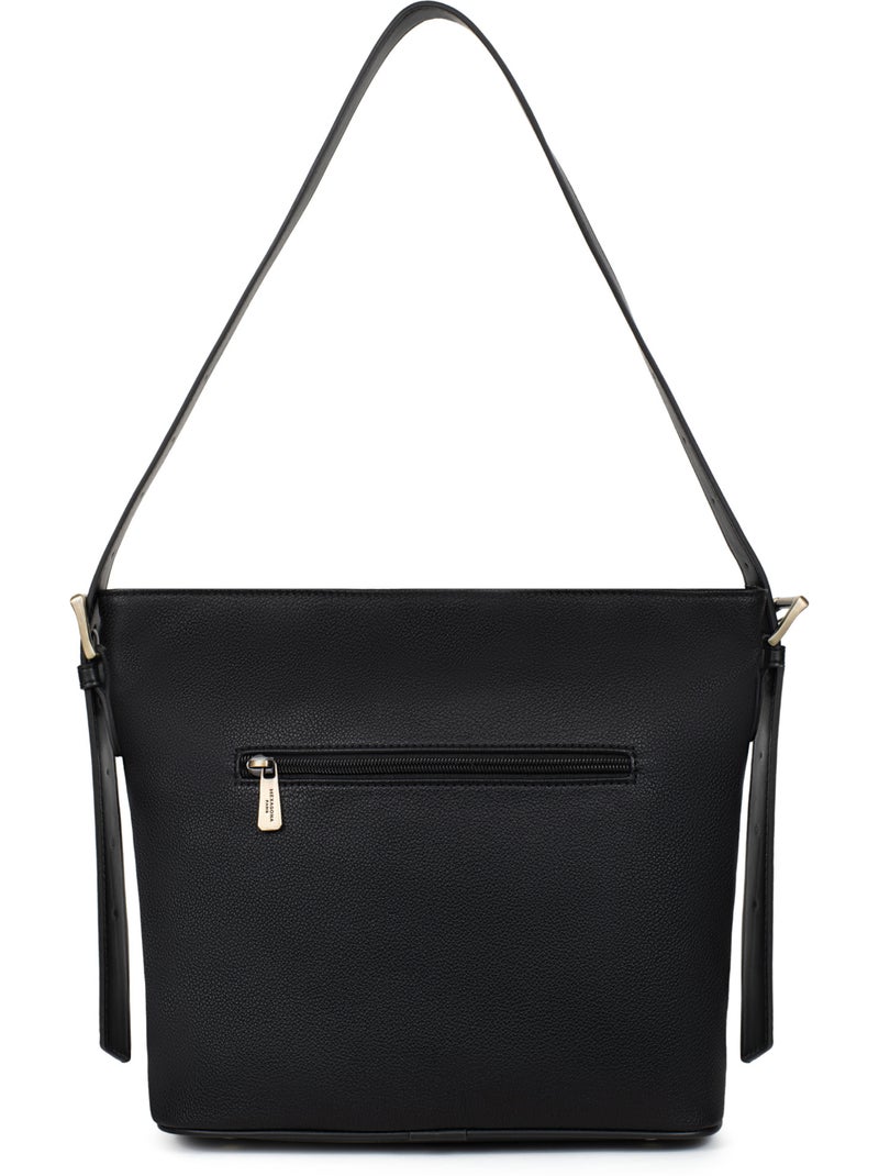 Bandolera ronda hexagona Negro - Kiabi
