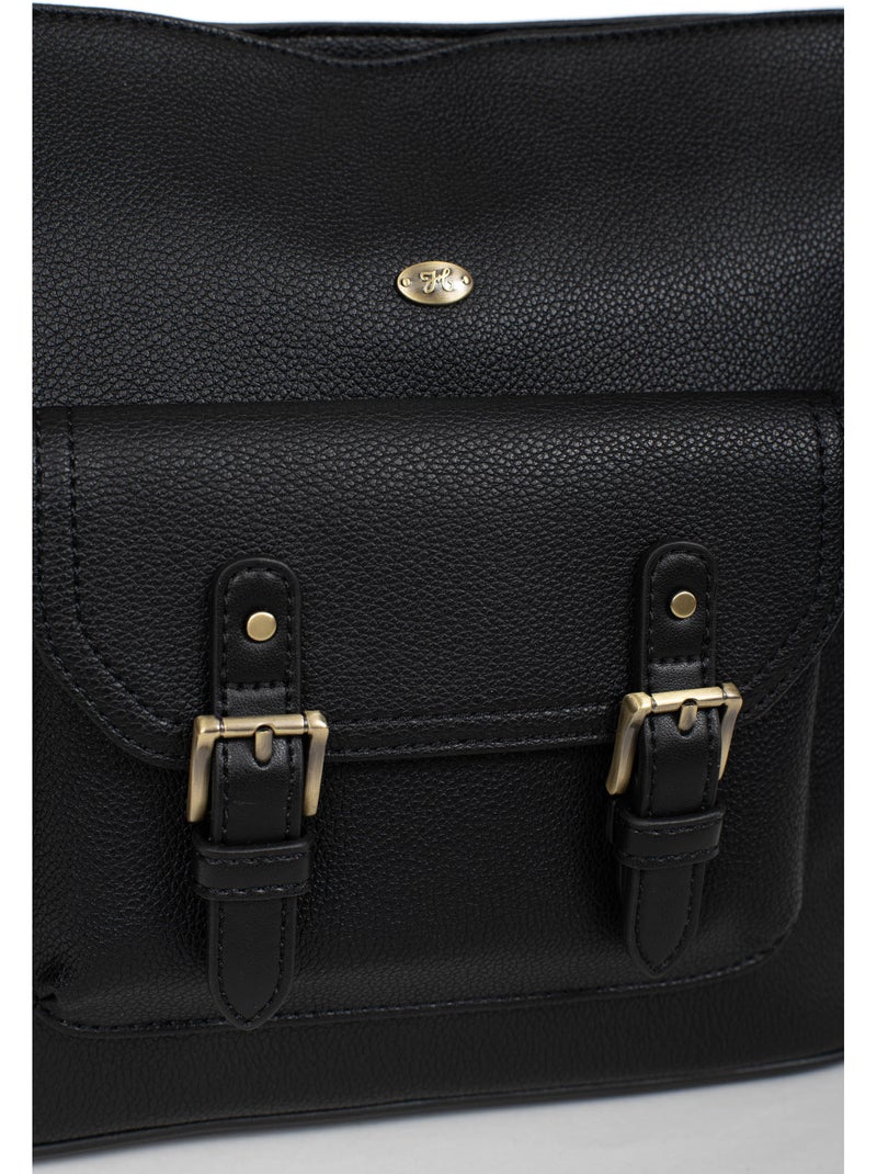 Bandolera ronda hexagona Negro - Kiabi