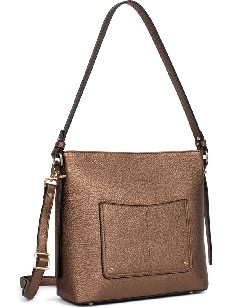 Bandolera zora hexagona Bronce - Kiabi