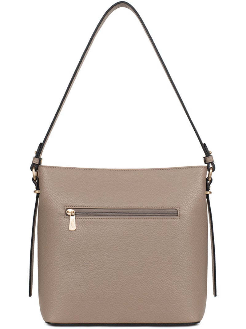 Bandolera zora hexagona Taupe - Kiabi