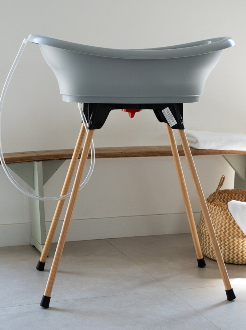 Bañera para bebé ergonómica Thermobaby VASCO de polipropileno Azul - Kiabi