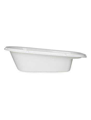 Bañera para bebé Luxe Thermobaby blanca lila muguete con tapón de desagüe
