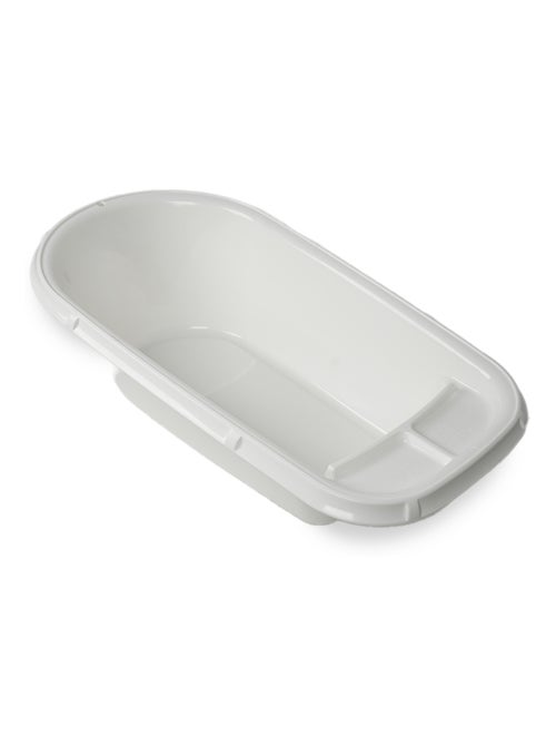 Bañera para bebé Luxe Thermobaby blanca lila muguete con tapón de desagüe - Kiabi