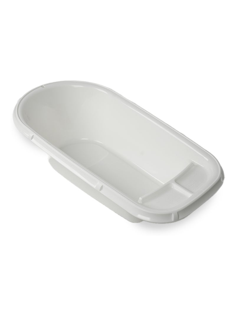 Bañera para bebé Luxe Thermobaby blanca lila muguete con tapón de desagüe Blanco - Kiabi