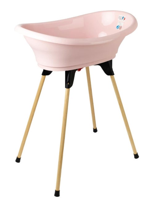 Bañera para bebé Thermobaby VASCO, forma de palangana, rosa empolvado con tapón - Kiabi Bañera para bebé Thermobaby VASCO, forma de palangana, rosa empolvado con tapón - Kiabi