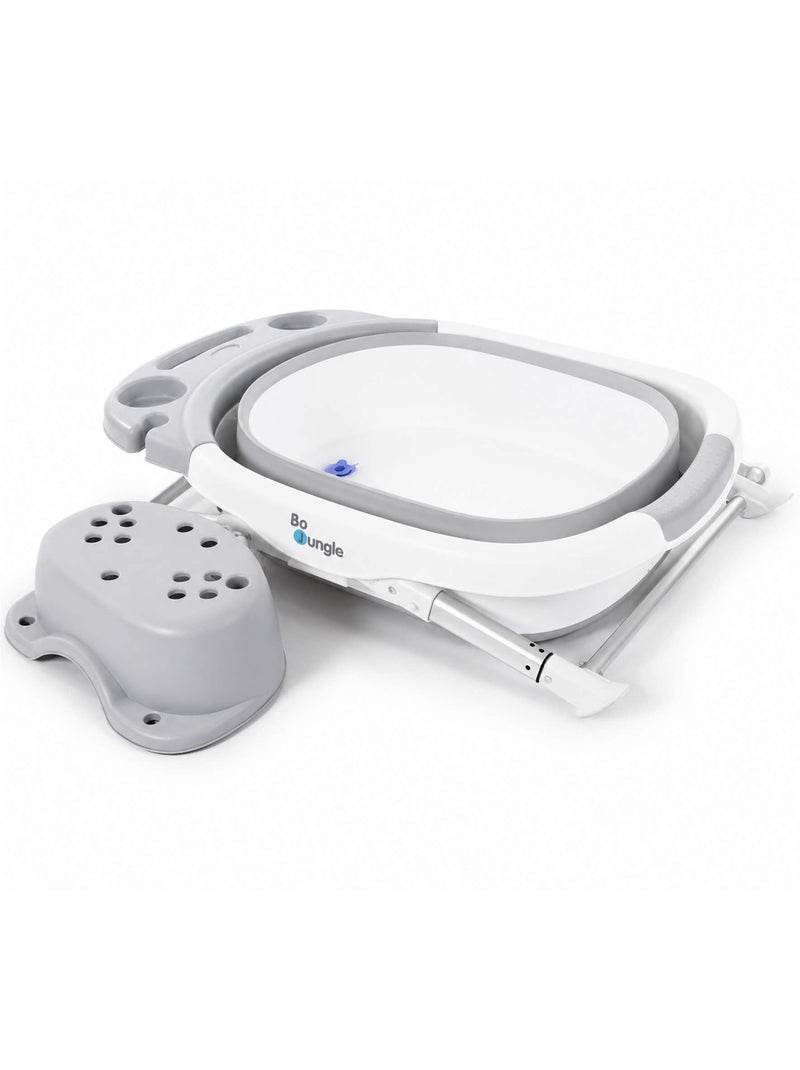 Bañera plegable para bebé con asiento | bo jungle Blanco - Kiabi