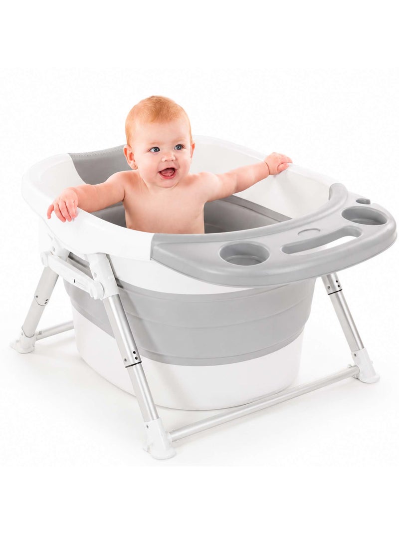 Bañera plegable para bebé con asiento | bo jungle Blanco - Kiabi