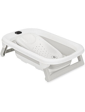 Bañera plegable para bebé lionelo babybubble con termómetro - 2 alturas ajustables